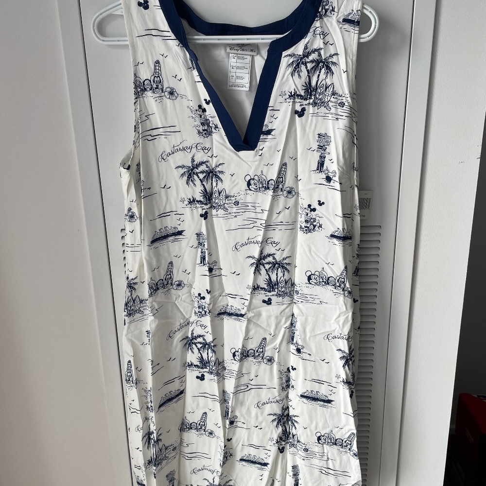 Disney Cruise Line Castaway Cay Cover Up BNWT